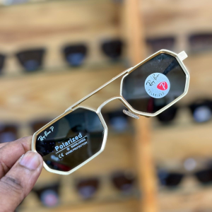 Rayban Matte Gold Aviator Polarized