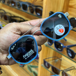 Rayban Polarized Clubmaster Light Blue