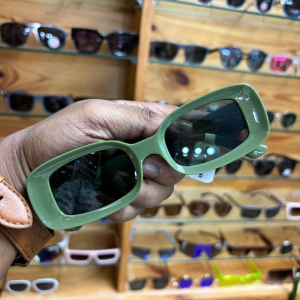 Ladies Green Vintage UV400