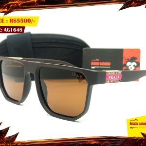 Prada Polarized Wayfarer Brown